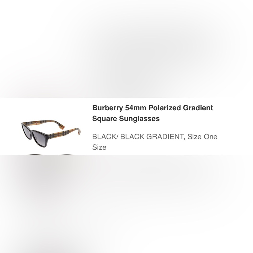 Burberry Polarized Sunglasses